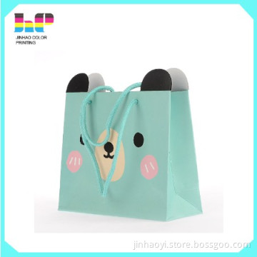 2016 fancy luxury printed recycled shopping carry bag,paper bag printing,carrier bag with handle